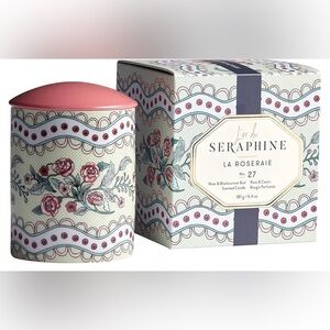 Seraphine La Roseraie Decorative Candle Box - Pink & Cream